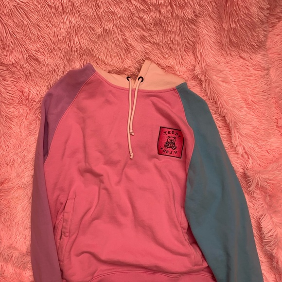 TEDDY FRESH LIMITED EDITION CLASSIC COLORBLOCK HOODIE - Picture 3 of 5